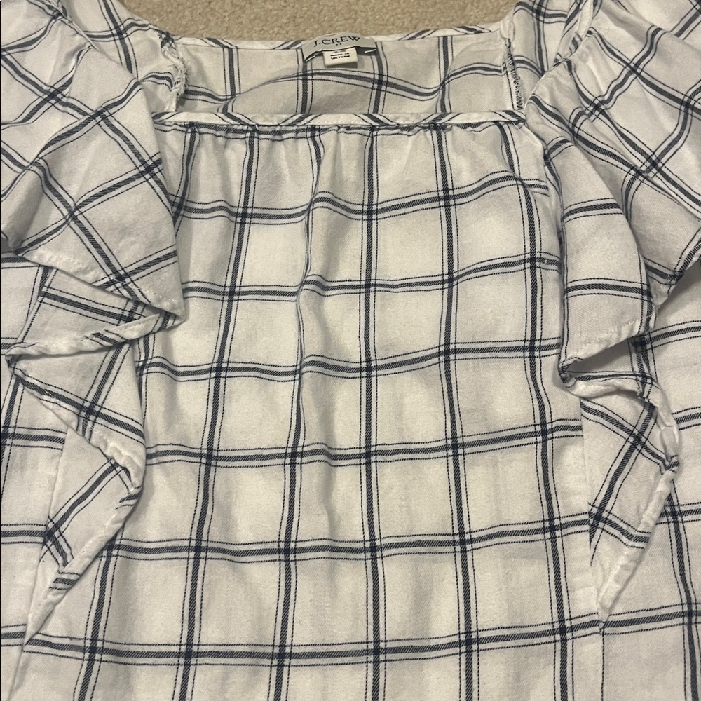 Jcrew ruffle top - Picture 2 of 3